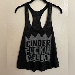 Buy me brunch size medium racerback women’s tank Cinder Fuckin Ella